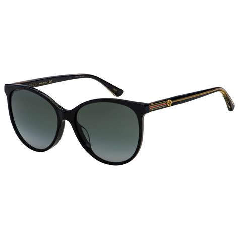 gucci gg0377sk - 001 nero|Gucci Web GG0377SK 001 Sunglasses Women's Black/Grey .